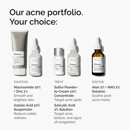 The Ordinary Aloe 2% + NAG 2% Solution, Soothes Skin and Targets Post-Acne Marks, 1 Fl Oz