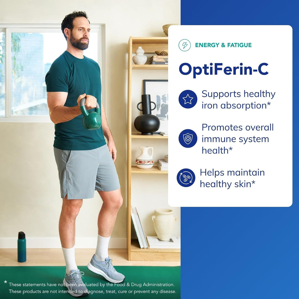 Pure Encapsulations OptiFerin-C, 60 Capsules