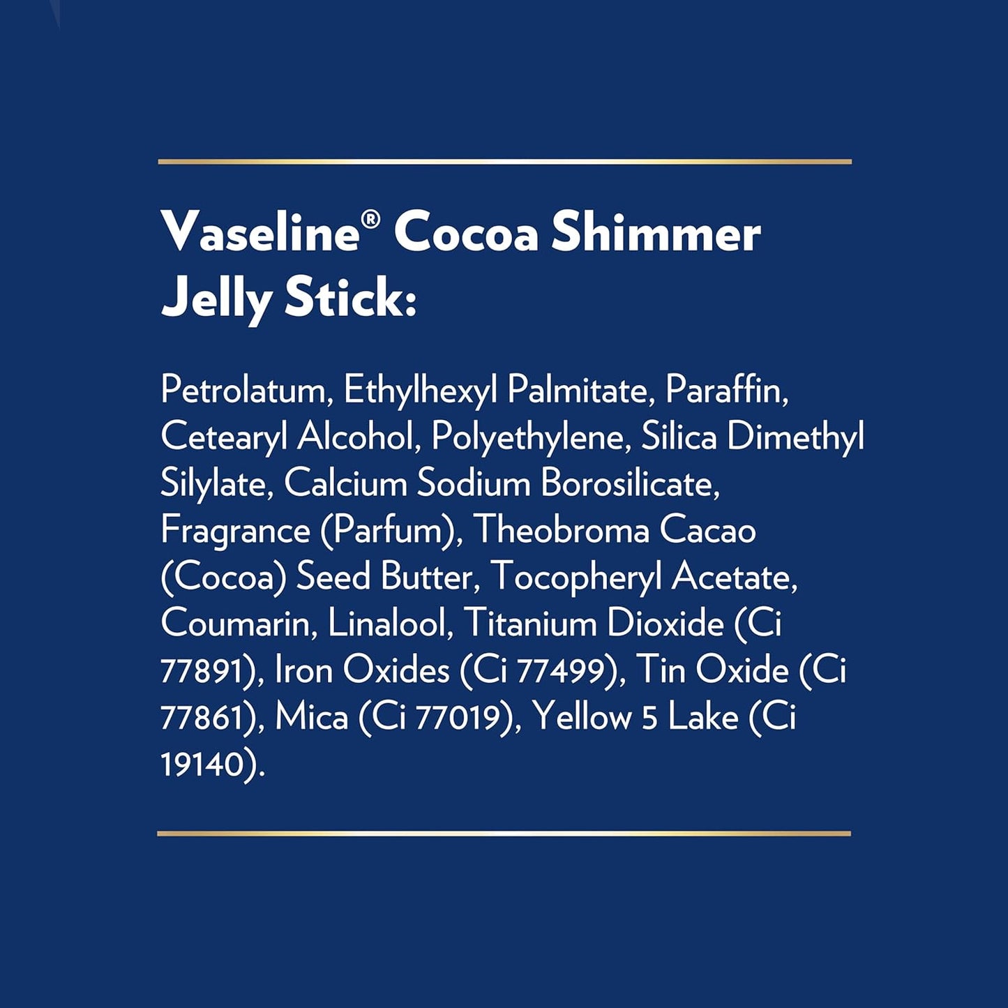 Vaseline Cocoa Shimmer Jelly Stick – Non-Greasy Moisturizer for Glowing Skin, Face & Body Lotion, Travel-Size, 1.4 Oz Ea, Pack of 3. | Non-Greasy Face & Body Moisturizer for Radiant Skin | Smooth Chafing, Rough Elbows & Heels | Mess-Free Application