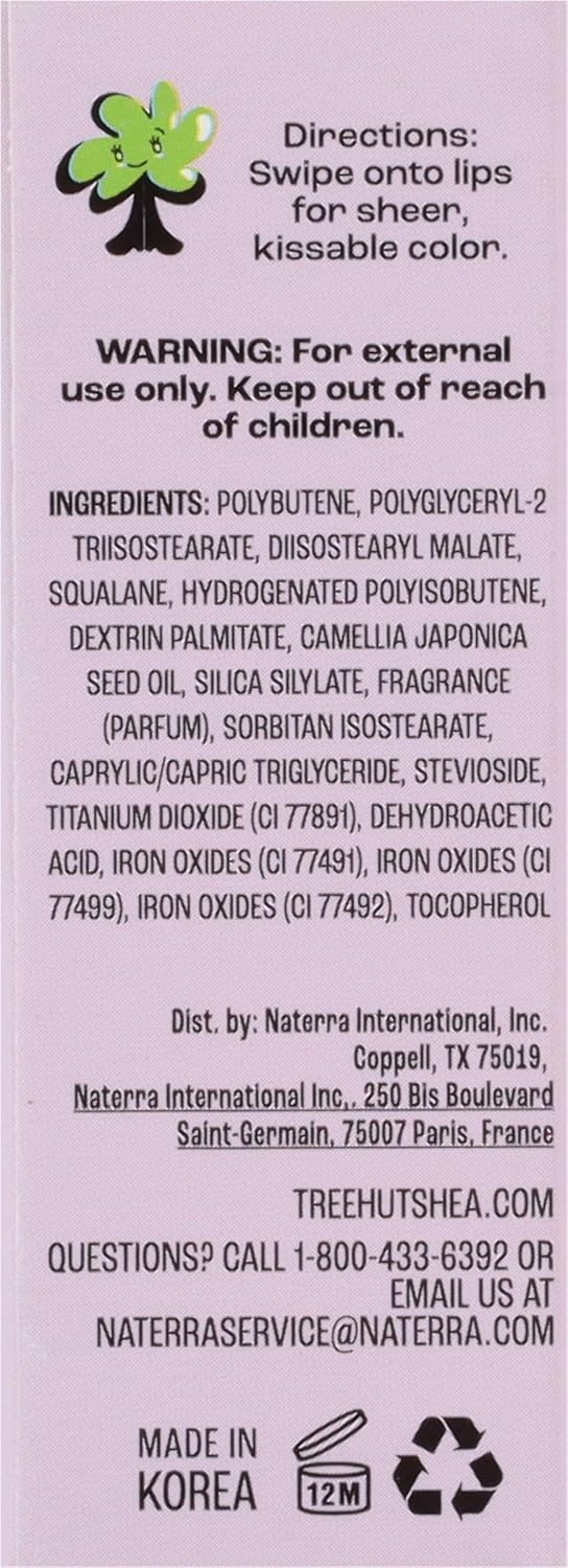 Tree Hut Cinnamon Dolce Hydrating Lip Oil, Sheer Nude Glossy Lip Oil, Non-Sticky Moisturizing Formula for Smooth, Hydrated Lips, 0.11 fl oz