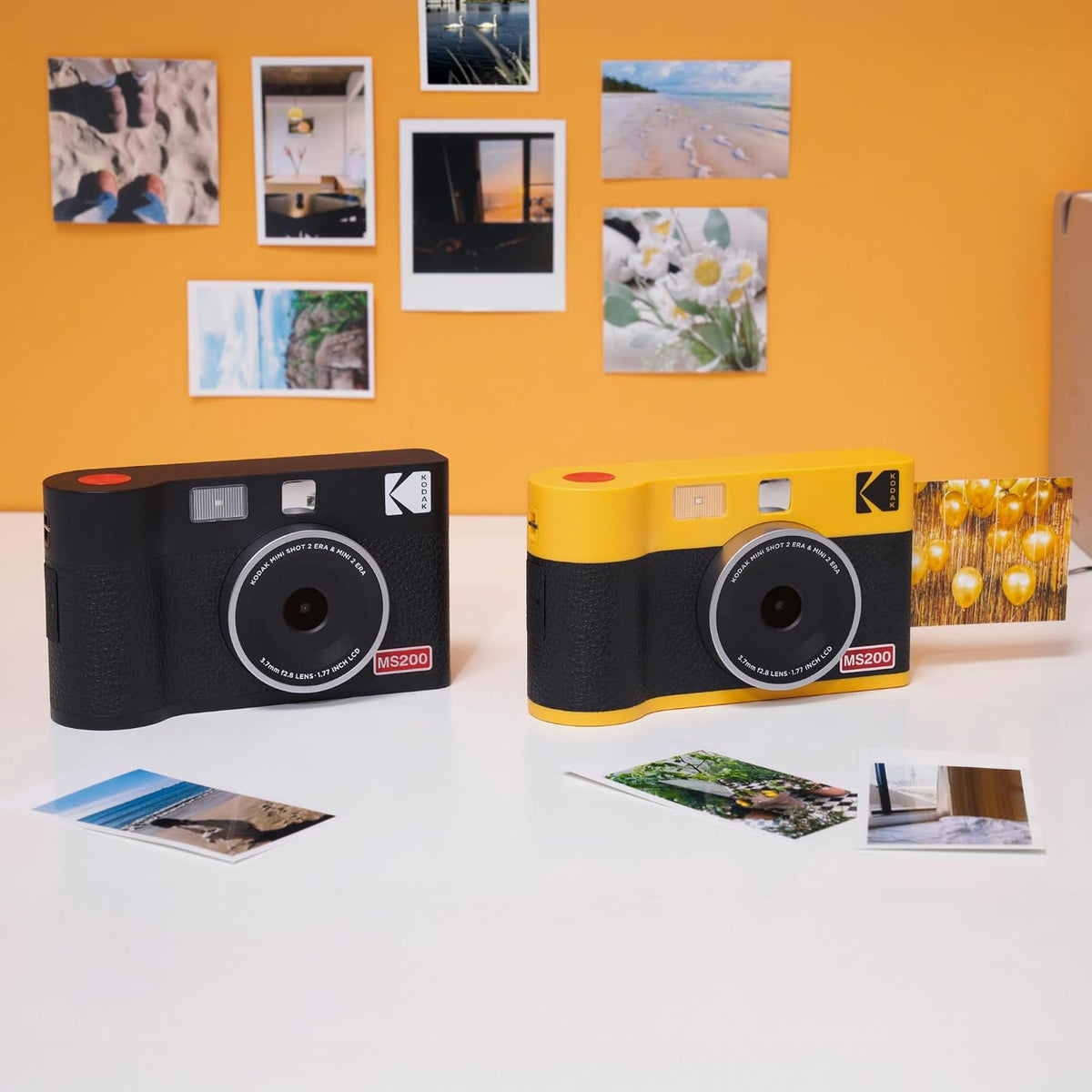 KODAK Mini Shot 2 ERA 2x3 Instant Camera, Photo Printer, 38 Sheet, Yellow