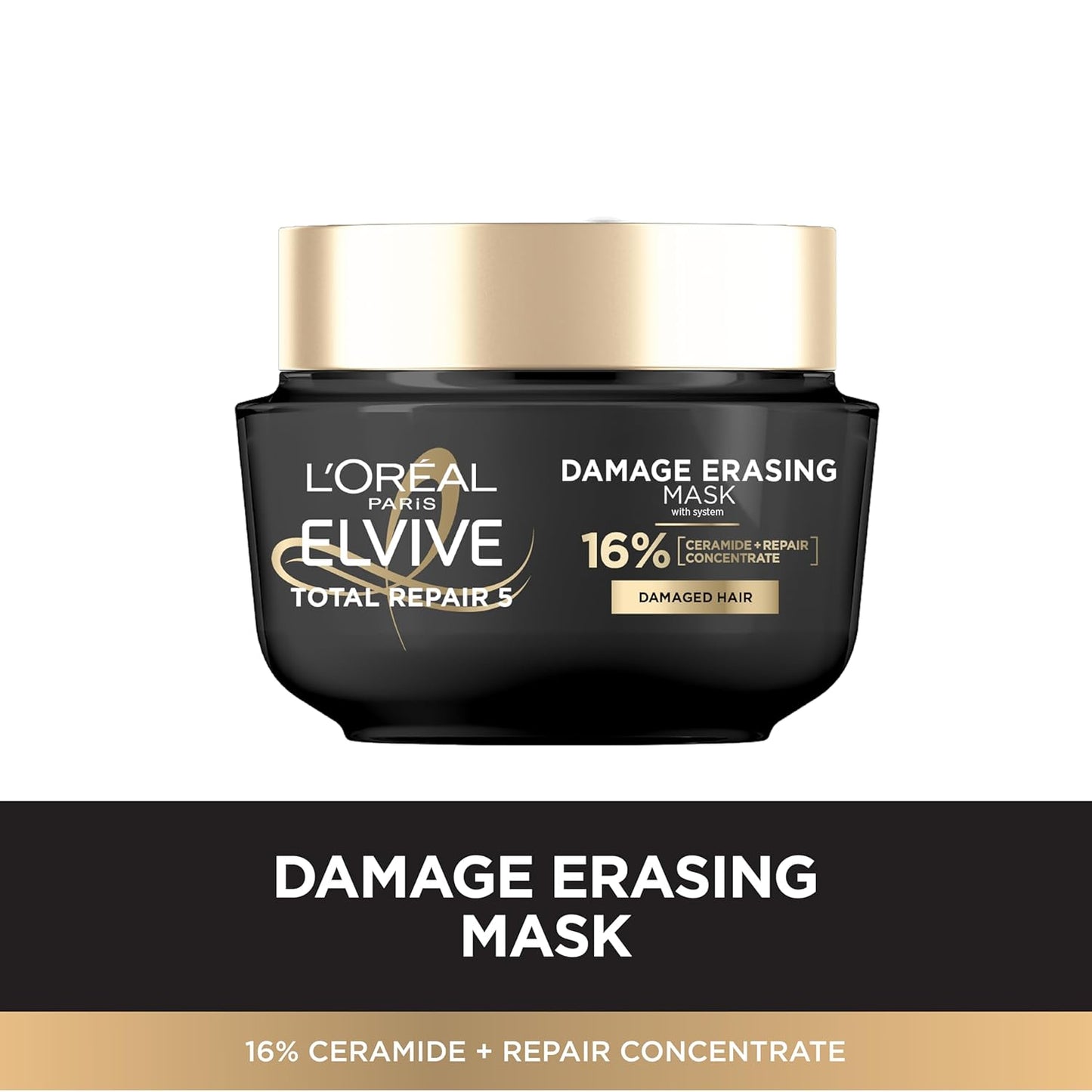 L'Oreal Paris Elvive Total Repair 5 Damage-Erasing Balm Mask, Rinse-Out Hair Treatment, 8.5 fl oz (Packaging May Vary)
