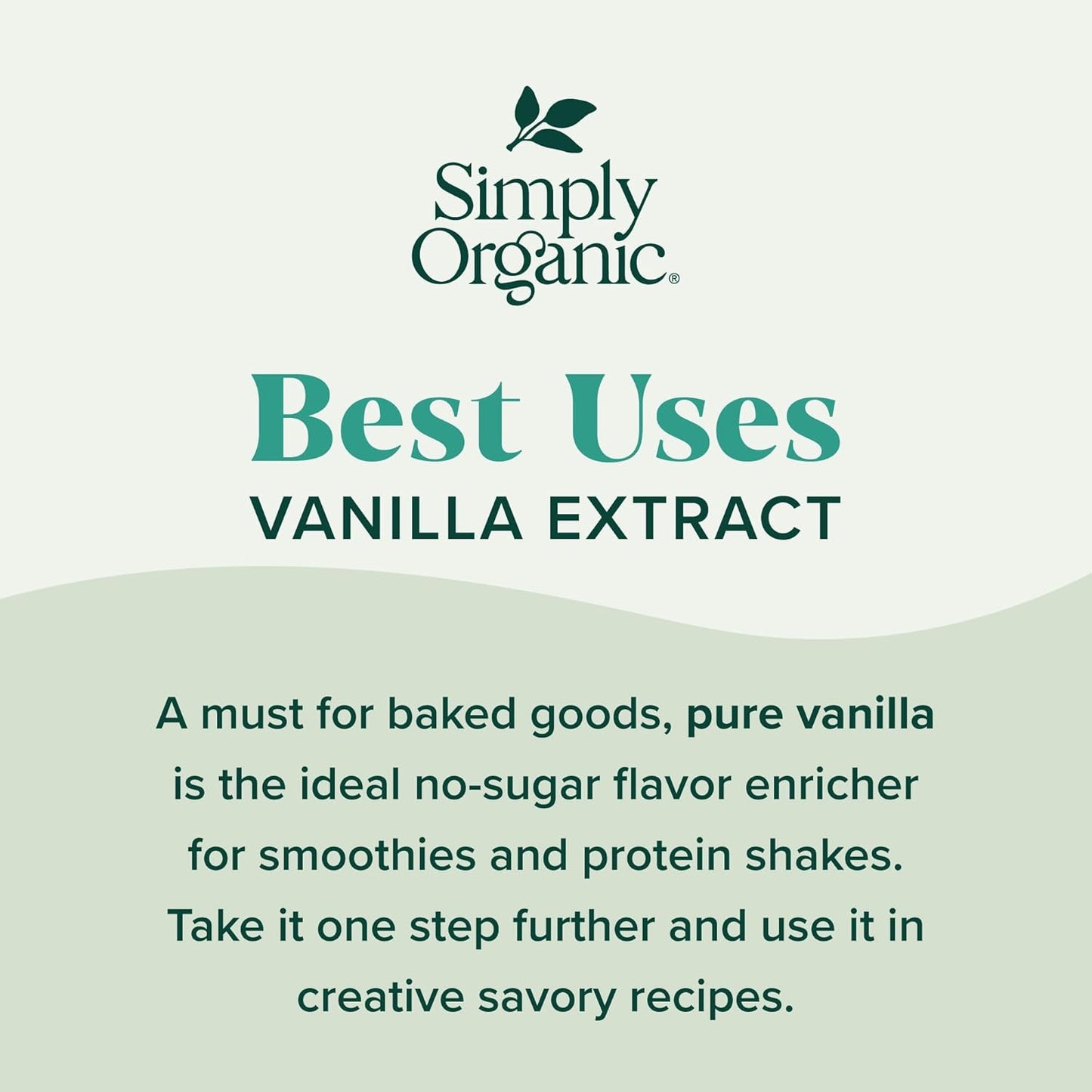 Simply Organic Pure Madagascar Vanilla Extract, 4-Ounce Glass Jar, Certified Organic, Gluten-Free, Sugar-Free Flavor For Smoothies