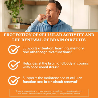 Doctor's BEST Natural Brain Enhancers, Gluten Free, 60 Ct Veg Caps