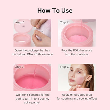 medicube Toner Pads Salmon DNA PDRN Pink Collagen Jelly Pad for Soothing
