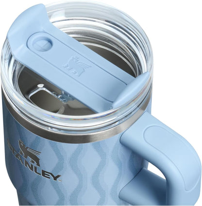 STANLEY Quencher H2.0 Flow State Tumbler, 20 oz, Slate Blue Drift
