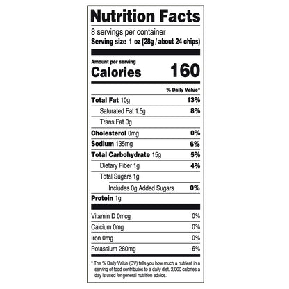 Great Value Salted Original Crunchy Potato Chips, 8 oz