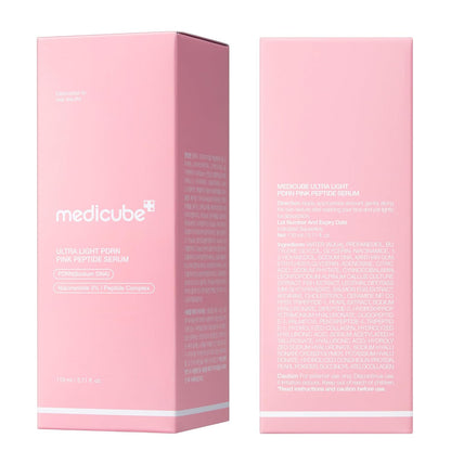 medicube PDRN Pink Peptide Serum with Salmon DNA, Korean Skincare, 3.71 fl. Oz (Pack of 2)