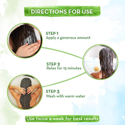 Mamaearth Onion Oil Hair Mask with Organic Bamboo Vinegar | Controls Hair Fall & Damage | Strengthens Roots | Nourishing Formula for Healthy Scalp | 6.76 Fl Oz (200ml) | with Onion Oil & Organic Bamboo Vinegar