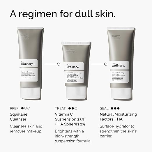 The Ordinary Vitamin C Suspension 23% + Hyaluronic Acid Spheres 2%, Serum with Pure L-Ascorbic Acid