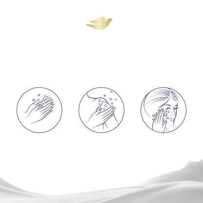 Dove Beauty Bar Soap Shea Butter 4 Count for Nourished, Radiant Skin, Enriches Skin 3.75 oz
