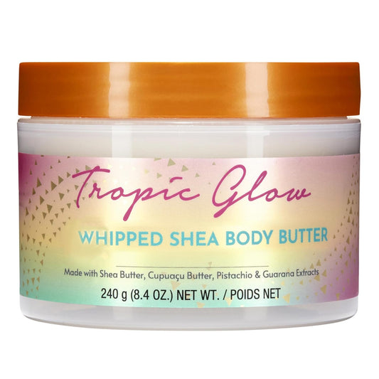 Tree Hut Tropic Glow Whipped Shea Body Butter, Hydrating & Nourishing Body Lotion with Natural Oils, Moisturizer for Soft & Smooth Skin, 8.4 Oz