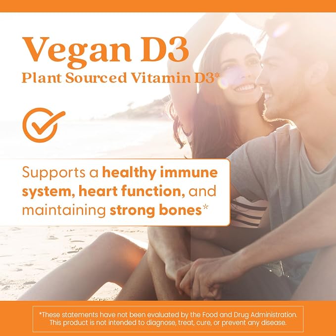 Doctor's BEST Vegan Vitamin D3 2500 IU Veg Caps, 60 Veggie Capsules
