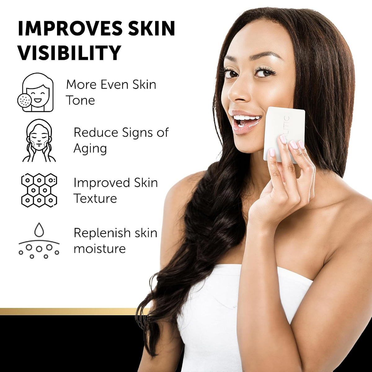 VALITIC Snail Mucin Kojic Acid Soap Bar, Anti Aging Tone Corrector 4 Pack