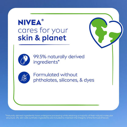 NIVEA Moisture Lip Care, Hydrating Lip Balms with Shea Butter, 4 x 0.17 OZ