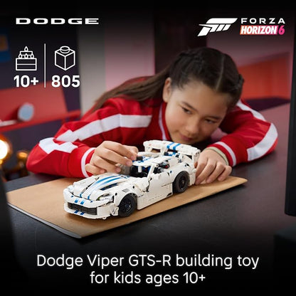 LEGO Technic Dodge Viper GTS-R Sports Car 42234 | Building Toys for Boys & Girls, Ages 10+, Toy Car for Display for Bedroom or Book Shelf, 805 pieces, Gifts for Kids