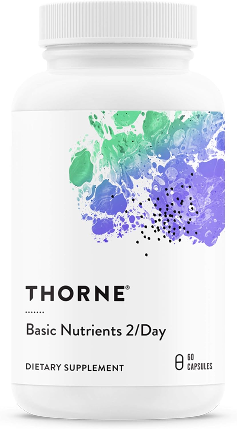 THORNE - Wellness Essentials Bundle - Omega-3 & Multivitamin Combo - Super EPA & Basic Nutrients 2/Day - 30 Servings