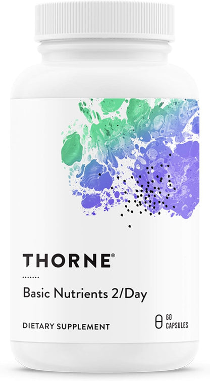 THORNE - Wellness Essentials Bundle - Omega-3 & Multivitamin Combo - Super EPA & Basic Nutrients 2/Day - 30 Servings