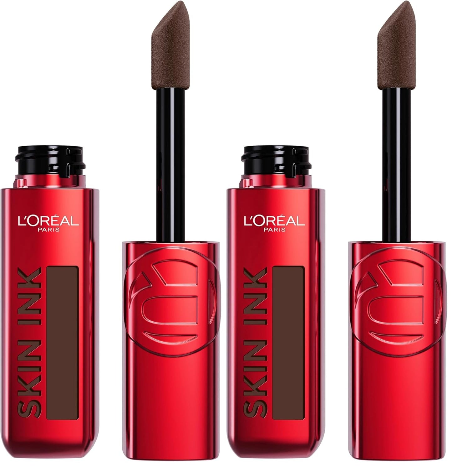L'Oreal Paris Infallible Skin Ink 2-in-1 Foundation Concealer Hybrid Face Makeup, up to 48HR Transfer-Resistant with Medium Coverage, 460 Rich Neutral (Pack of 2)
