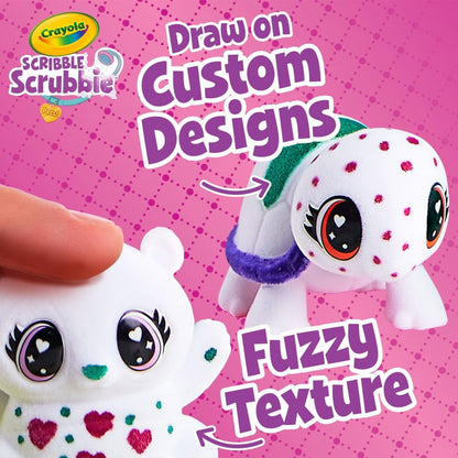 Crayola Scribble Scrubbie Pets Mega Set (25+ pcs), Reusable Pet Care Toy, Toys for Girls & Boys, Gift for Kids, Ages 3, 4, 5