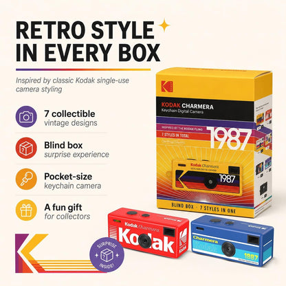 Kodak Charmera Key Chain Digital Camera Bundle
