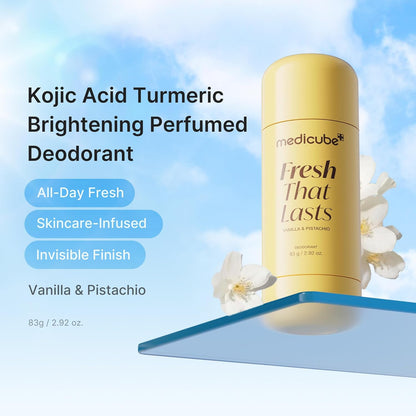medicube Kojic Acid & Turmeric Aluminum-Free Deodorant for Women & Men (Pack of 2)