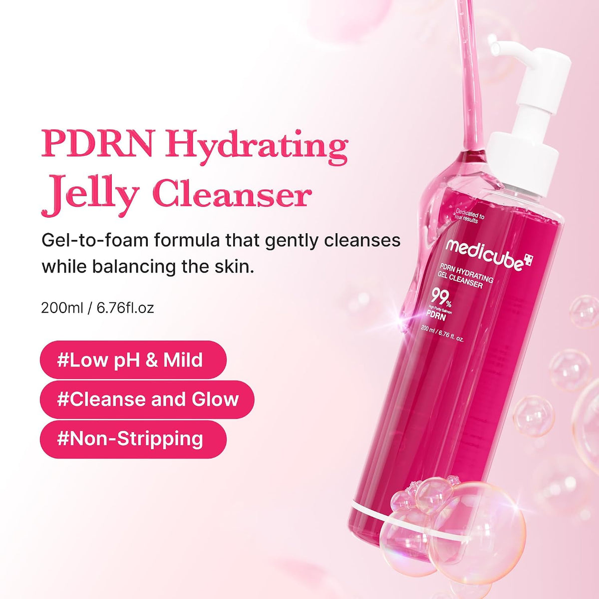 medicube PDRN Double Cleanse Duo - Capsule Foam & Jelly to Foam Cleanser