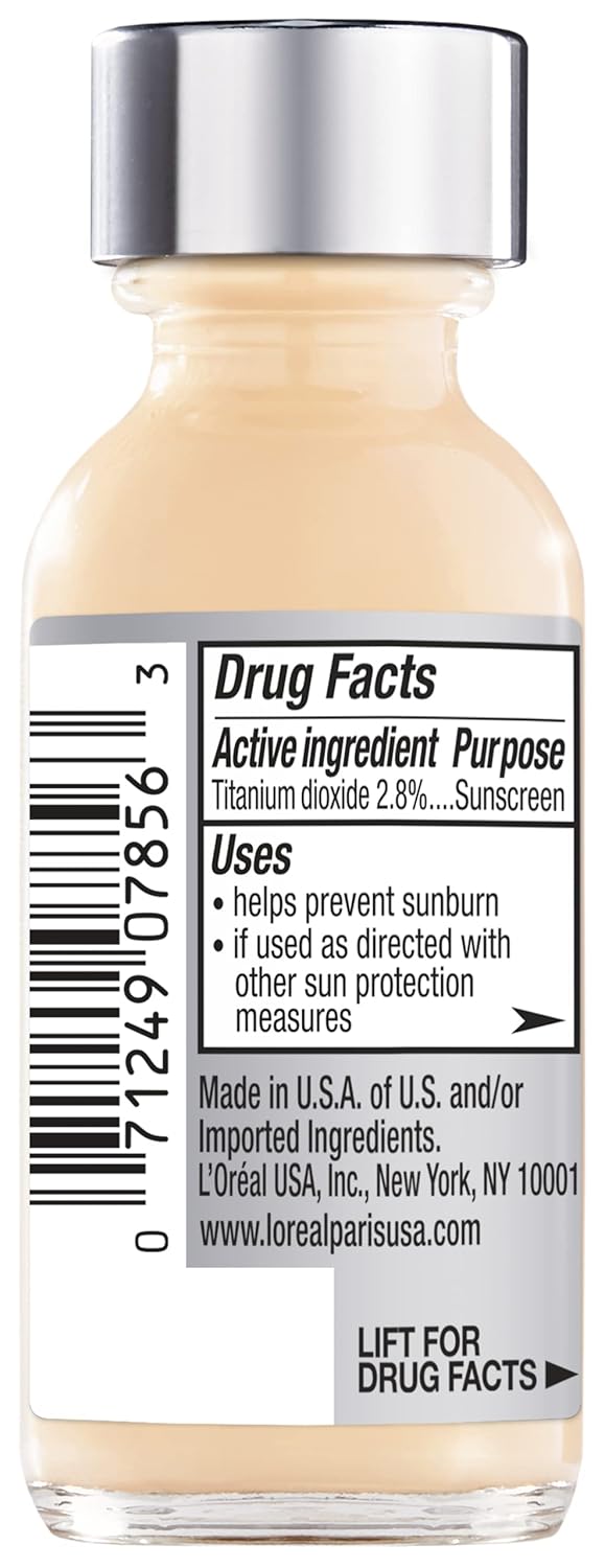 L'Oreal Paris Makeup True Match Super-Blendable Liquid Foundation, Light Ivory W2, 1 Fl Oz, 1 Count