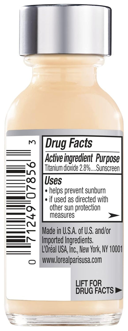 L'Oreal Paris Makeup True Match Super-Blendable Liquid Foundation, Light Ivory W2, 1 Fl Oz, 1 Count