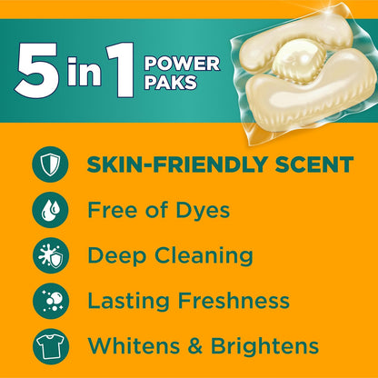ARM & HAMMER Sensitive Skin Laundry Detergent Paks, Fresh Scent, 42 Count