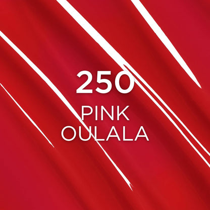 L'Oreal Paris Infallible Lacque Resistance Liquid Lipstick, 16HR Long Lasting Lip Makeup with Lacquer-Like Shine and Zero Transfer, 250, Pink Oulala