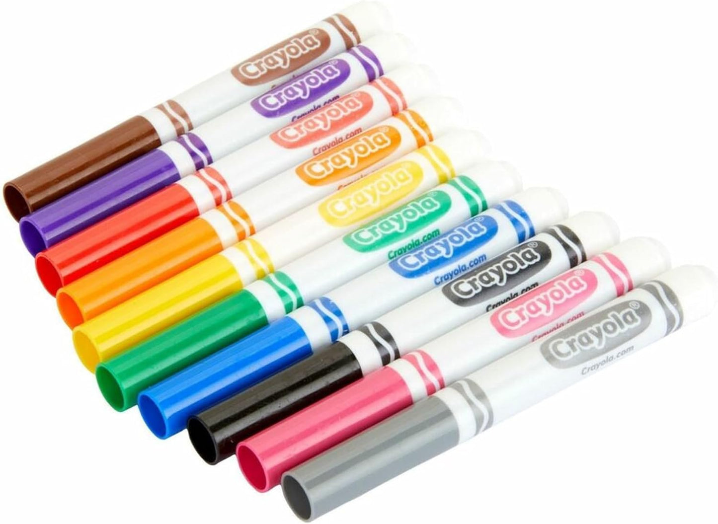 CRAYOLA MARKERS CONICAL TIP 12/SET