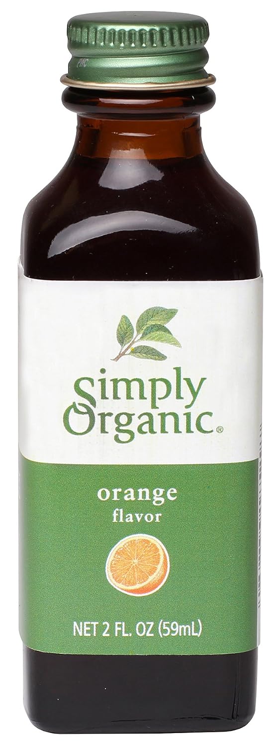 Simply Organic Orange Flavor Certified Organic, 2-Ounce Container (Pack of 3)