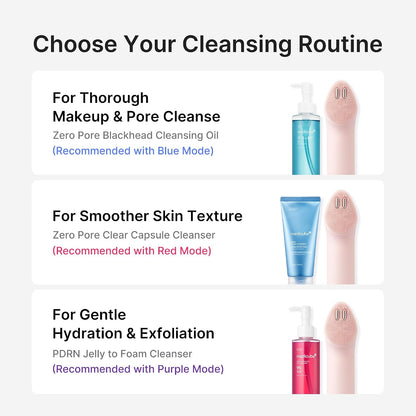 medicube Mini Booster Pro Plus Cleansing Device Set - Portable, Pink