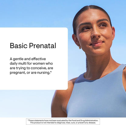 THORNE - Comprehensive Prenatal Bundle: Women's Basic Prenatal Multi & DHA - Baby’s Brain, Health Support - 30 Servings