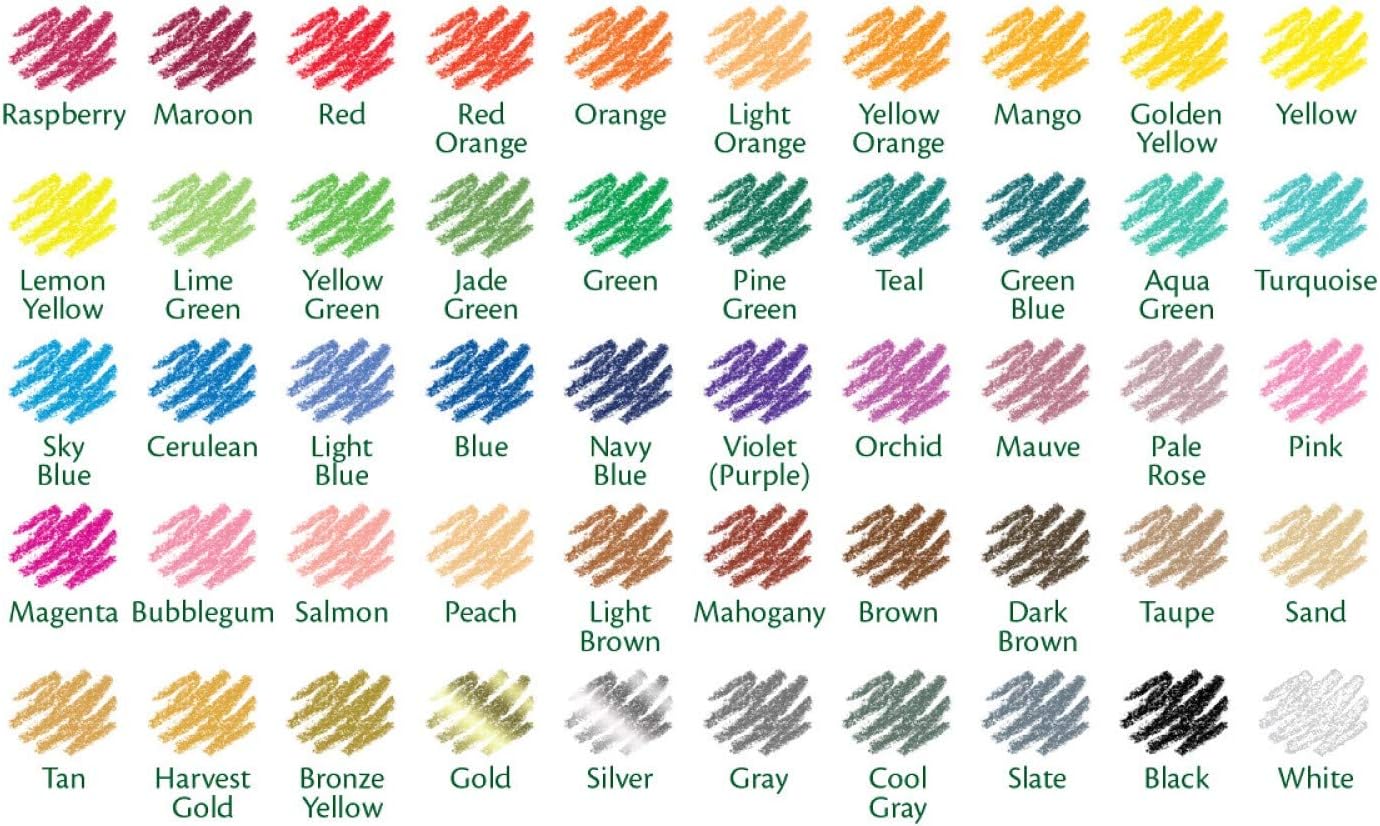 Crayola Colored Pencils, 50 Count