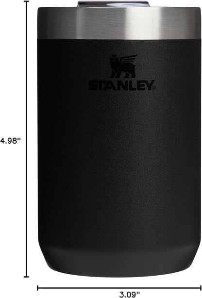STANLEY Everyday Camp Cup 12 oz | Drink Through Lid | Cup for Coffee, Tea and Drinks | Insulated Stainless Steel | BPA-Free | Black 2.0