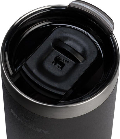 STANLEY Everyday Camp Cup 12 oz | Drink Through Lid | Cup for Coffee, Tea and Drinks | Insulated Stainless Steel | BPA-Free | Black 2.0