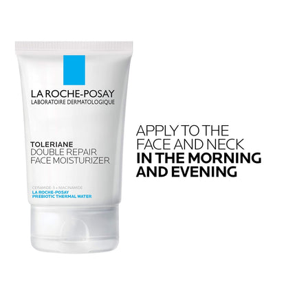 Bundle of La Roche-Posay Toleriane Purifying Foaming Facial Cleanser + Toleriane Double Repair Face Moisturizer