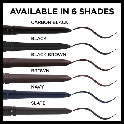 L'Oreal Paris Makeup Infallible Never Fail Original Mechanical Pencil Eyeliner with Built in Sharpener,Slate,0.008 oz.,(Pack of 2)