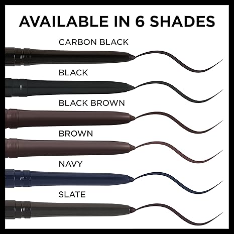 L'Oreal Paris Makeup Infallible Never Fail Original Mechanical Pencil Eyeliner with Built in Sharpener, Black, 0.008 oz., 1 Count