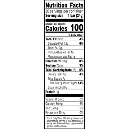Quaker Chewy Chocolate Chip, 0.84 Oz, 30 ct