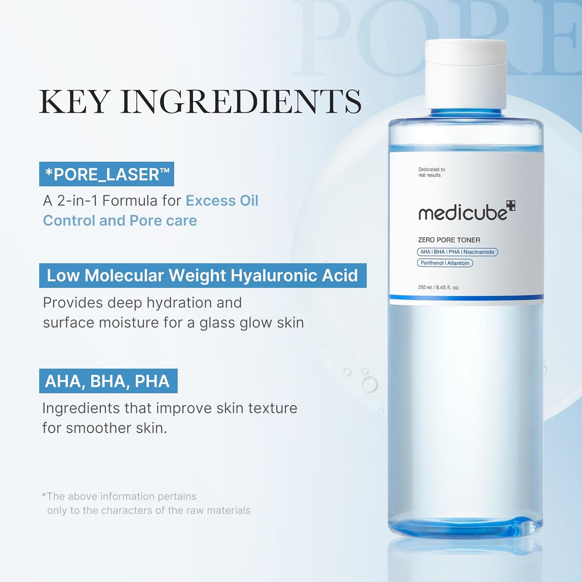 medicube Zero Pore Exfoliating & Hydrating Toner (Pack of 2)