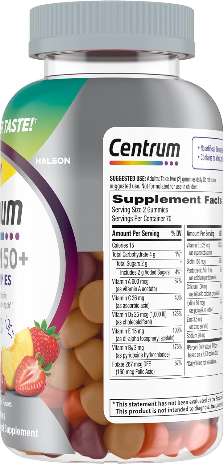 Centrum MultiGummies for Women 50 and Over, 140 Count