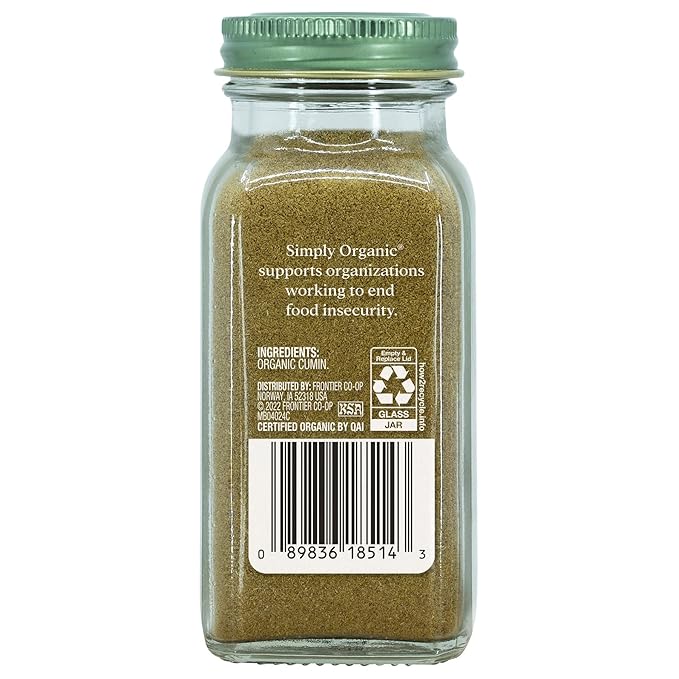 Simply Organic Ground Cumin Seed, 2.31 Oz
