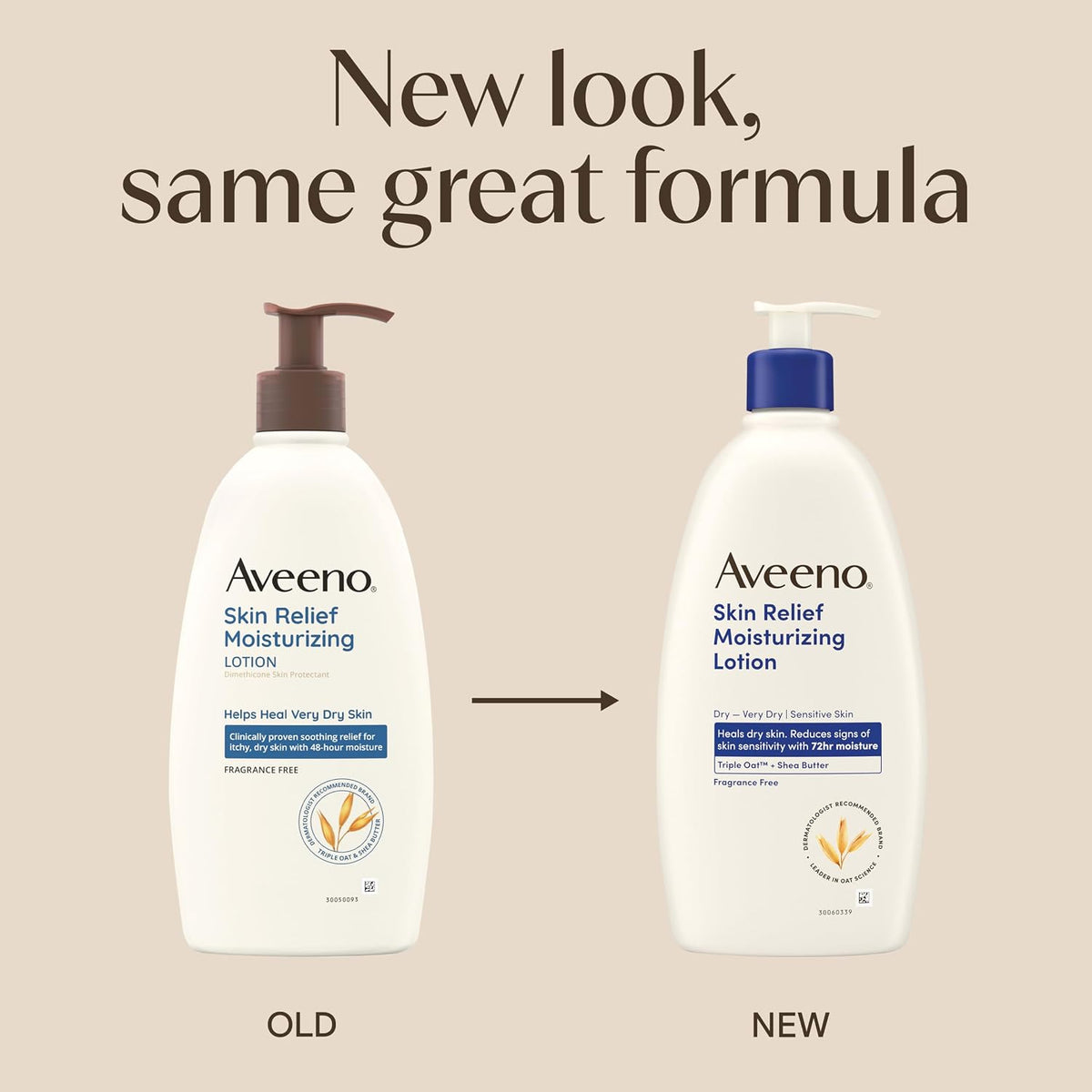 Aveeno Skin Relief Moisturizing Lotion, Fragrance-Free, 12 fl. oz