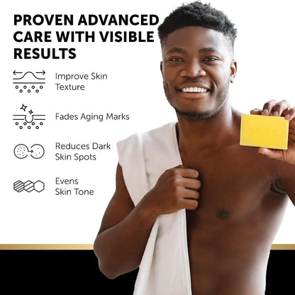 VALITIC Brightening Lemon Turmeric Kojic Acid Soap for Dark Spots, 2 Pack