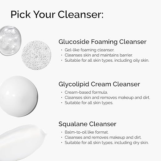 The Ordinary Squalane Cleanser, Facial Cleansing Balm and Hydrating Makeup Remover