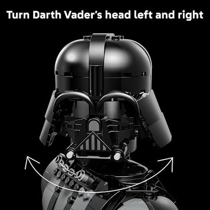 LEGO Star Wars Darth Vader Bust - Collectible Building Set for Adults, Ages 18+ - Star Wars Gift for Men & Women - with Darth Vader Minifigure - Bedroom or Shelf Decor - 75439