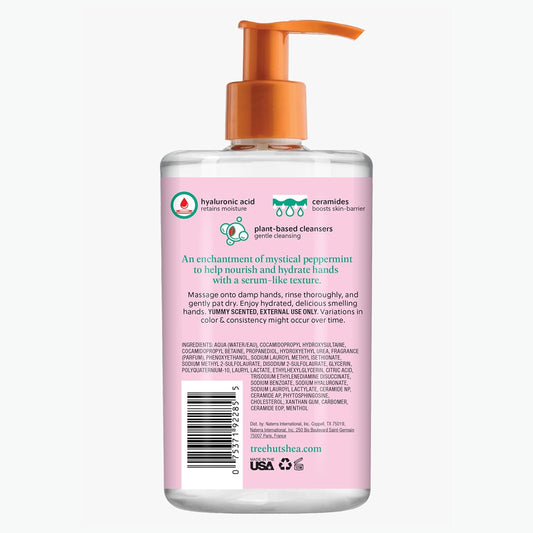 Tree Hut Merry Mint Serum Infused Hand Wash, Nourish & Hydrate Hands with Strengthening Skin Care, Long Lasting Scen, Cleanse & Lock in Moisture, Limited Edition Holiday, 11 Fl Oz.